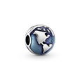 Blue Globe Clip Charm Blue Globe Clip Charm