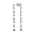 Sparkling Eight Stones Drop Earrings Sparkling Eight Stones Drop Earrings