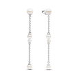 Treated Freshwater Cultured Pearl Drop Earrings Treated Freshwater Cultured Pearl Drop Earrings