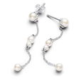 Treated Freshwater Cultured Pearl Drop Earrings Treated Freshwater Cultured Pearl Drop Earrings