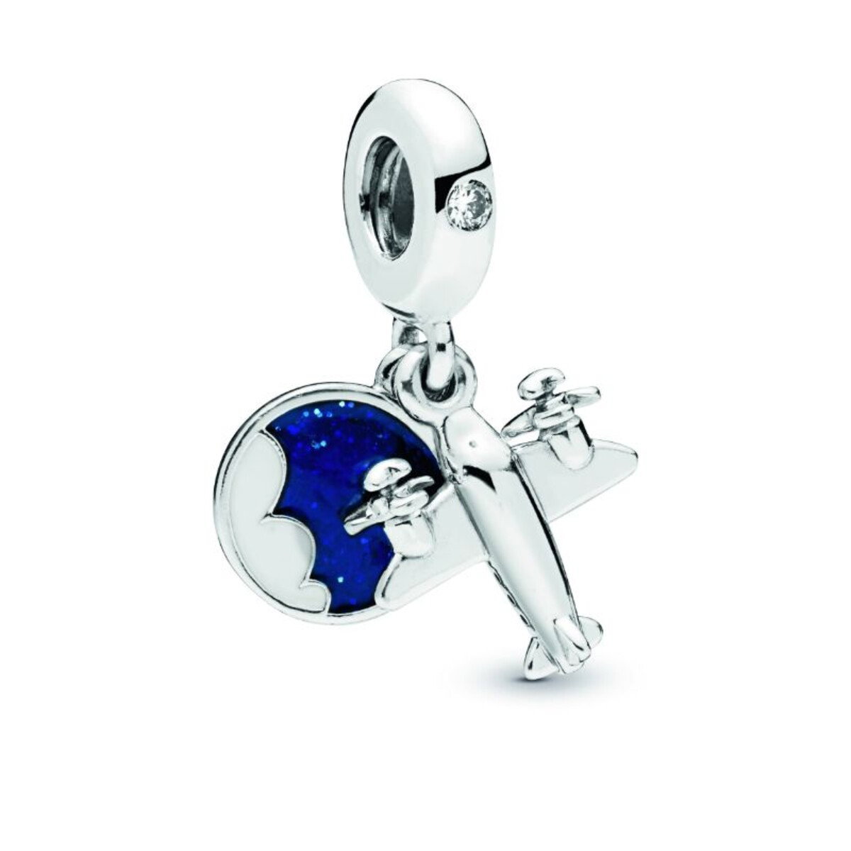 Propeller Plane Dangle Charm