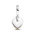 Lab-grown Diamond Engravable Mom Double Dangle Charm Lab-grown Diamond Engravable Mom Double Dangle Charm