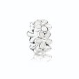 Darling Daisies Spacer, White Enamel Darling Daisies Spacer, White Enamel