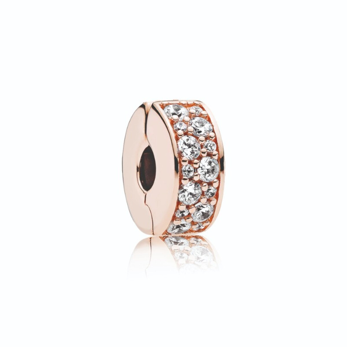 Shining Elegance Clip, PANDORA Rose<sup>TM</sup> & Clear CZ