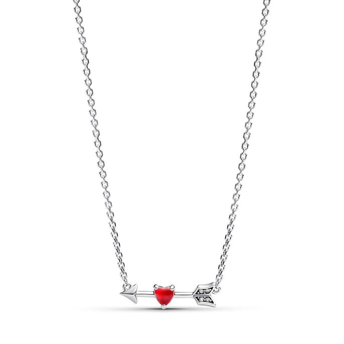 Arrow & Murano Glass Heart Necklace Arrow & Murano Glass Heart Necklace