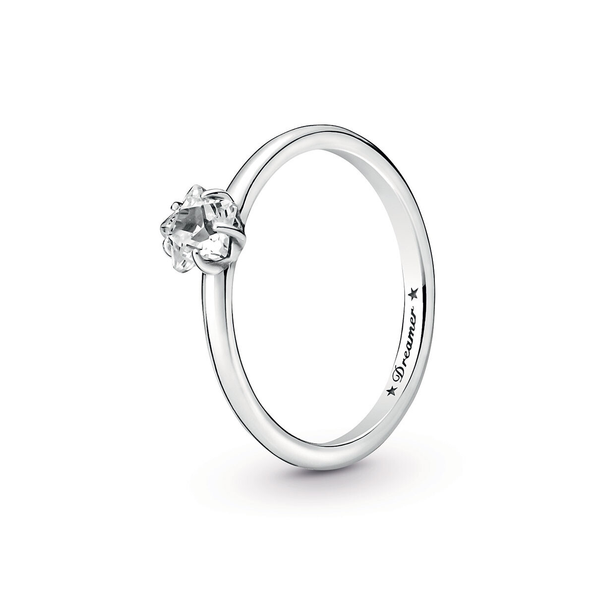 Celestial Sparkling Star Solitaire Ring