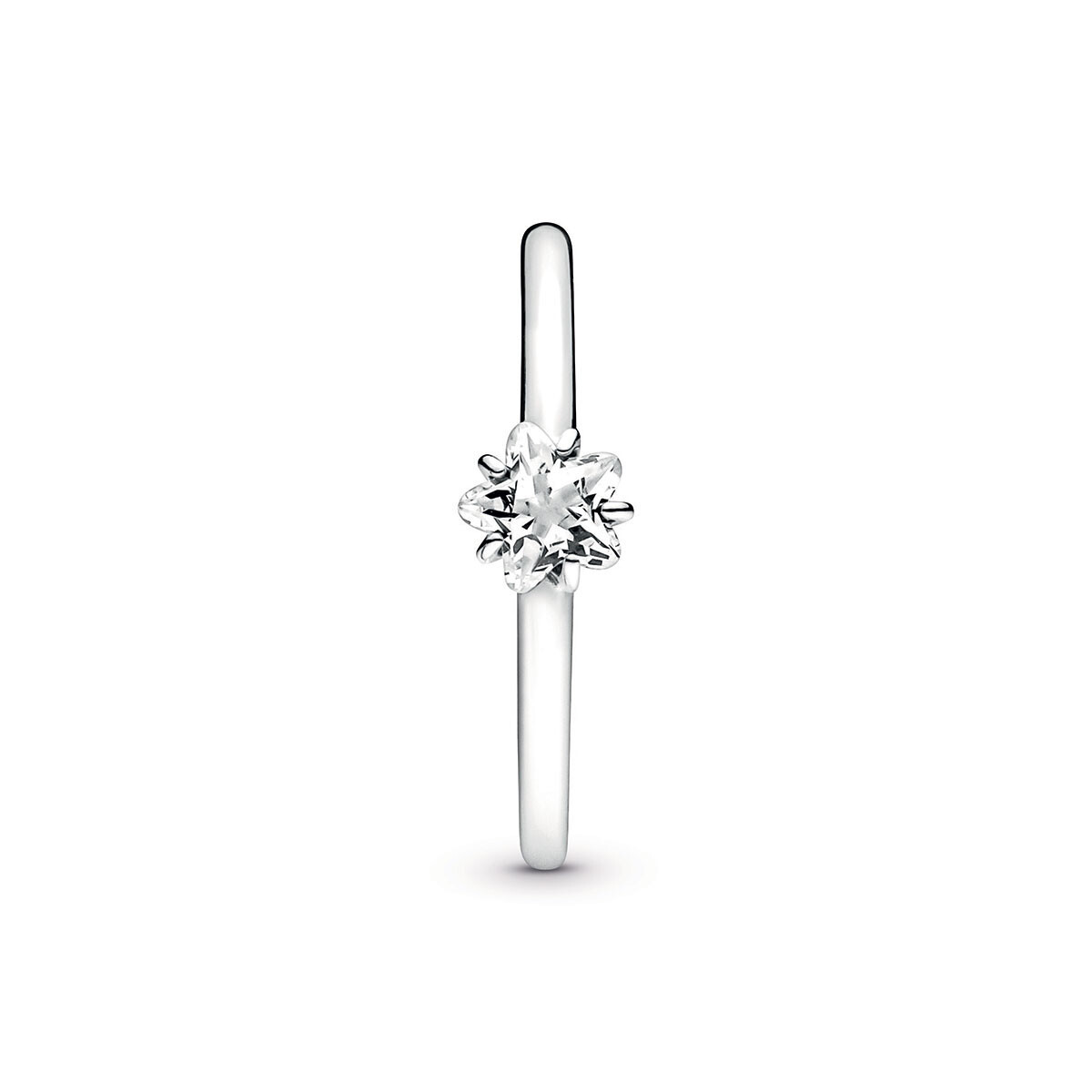 Celestial Sparkling Star Solitaire Ring