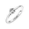 Celestial Sparkling Star Solitaire Ring Celestial Sparkling Star Solitaire Ring
