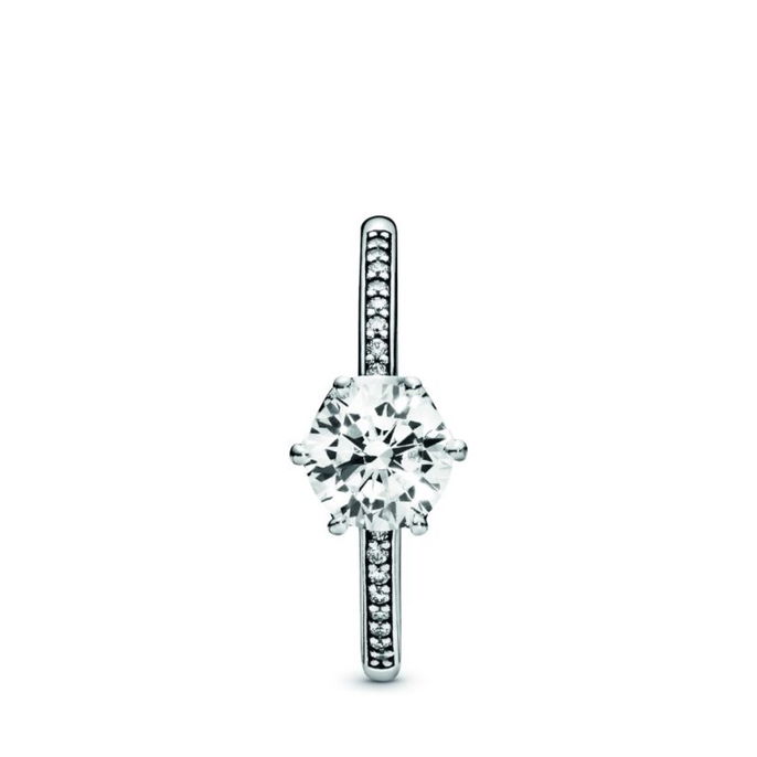 Clear Sparkling Crown Ring Clear Sparkling Crown Ring