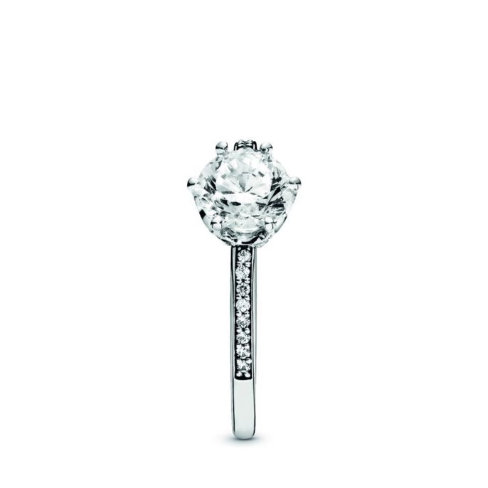 Clear Sparkling Crown Ring Clear Sparkling Crown Ring