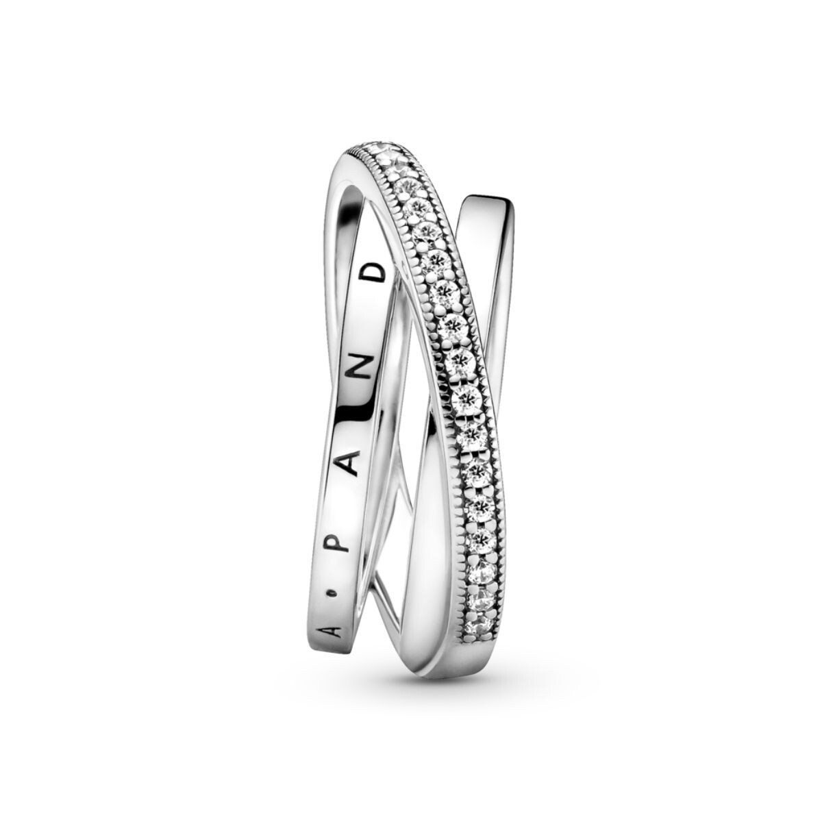 Crossover Pave Triple Band Ring #199057C01