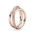 Crossover Pave Triple Band Crossover Pave Triple Band