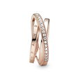 Crossover Pave Triple Band Crossover Pave Triple Band