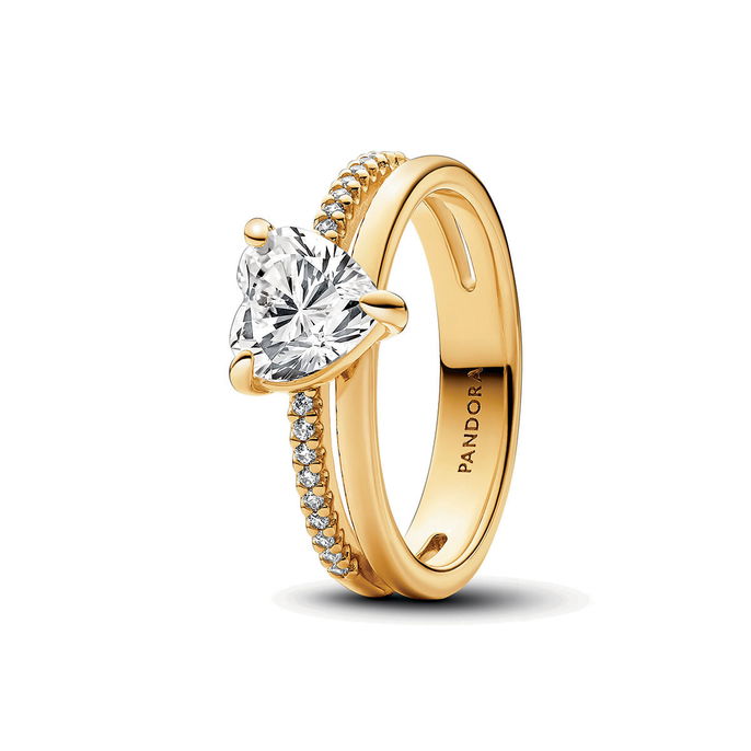 Double Band Heart Ring Double Band Heart Ring