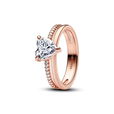 Double Band Heart Ring #183100C01 Double Band Heart Ring #183100C01