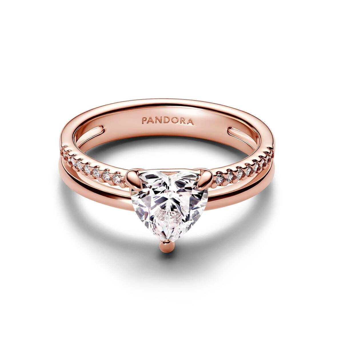 Double Band Heart Ring #183100C01