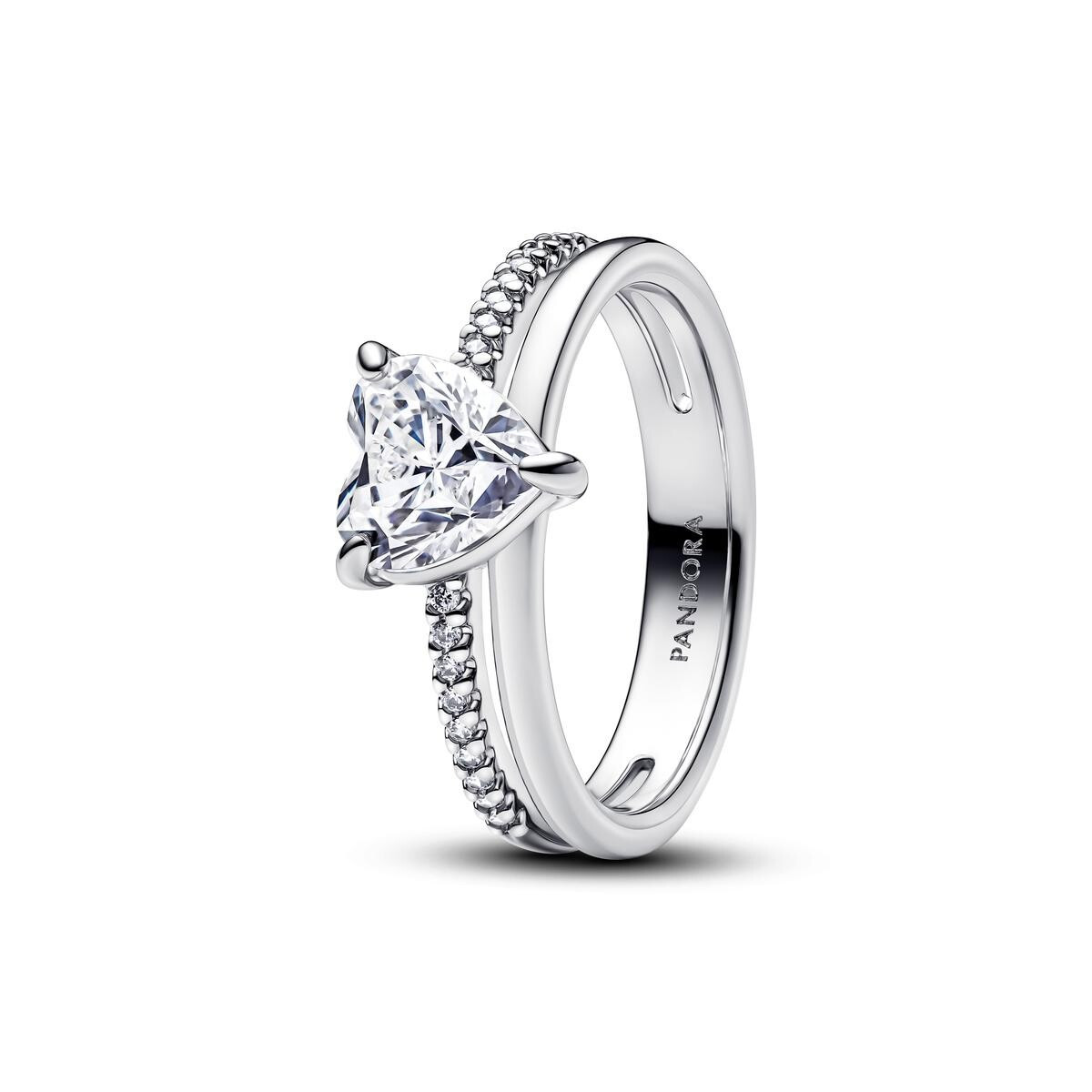 Double Band Heart Ring #193100C01