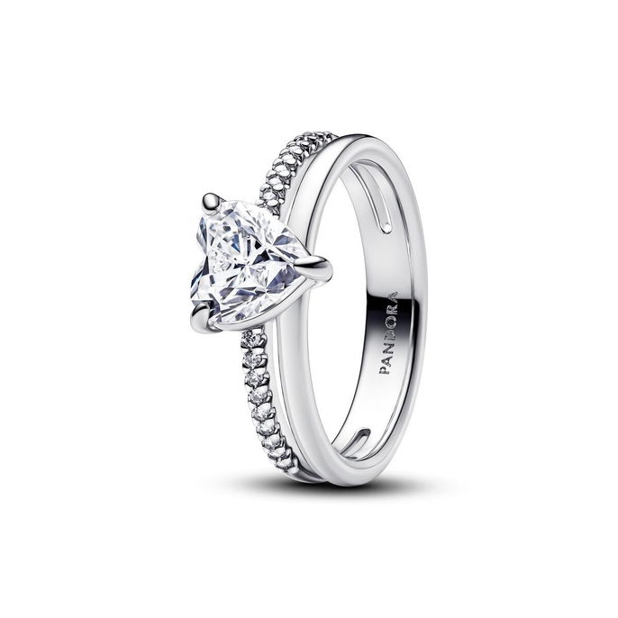 Double Band Heart Ring #193100C01
