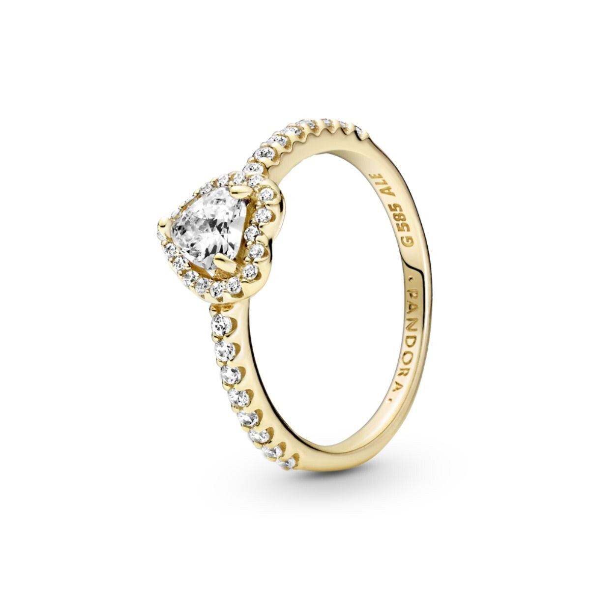 Elevated Heart Ring
