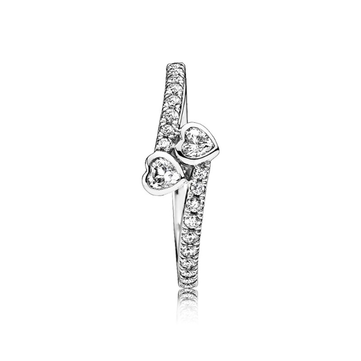 Forever Hearts, Clear CZ