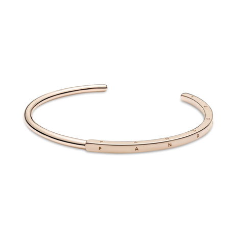 Pandora Signature I-D bangle, Pandora Rose