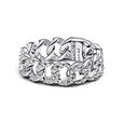 Pave Cuban Chain Ring Pave Cuban Chain Ring