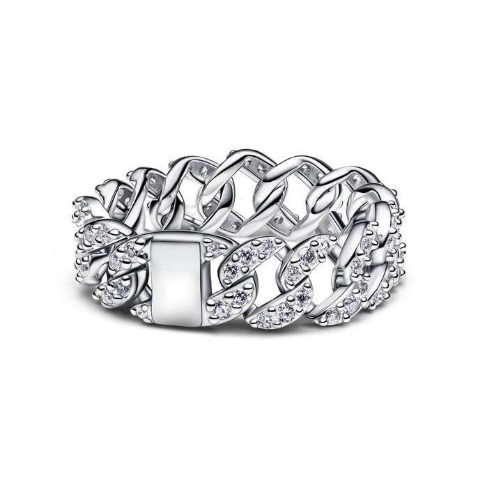 Pave Cuban Chain Ring Pave Cuban Chain Ring