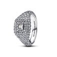 Pave Square Cocktail Ring Pave Square Cocktail Ring