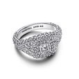 Pave Square Cocktail Ring Pave Square Cocktail Ring