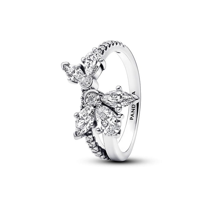 Sparkling Asymmetrical Herbarium Cluster Ring Sparkling Asymmetrical Herbarium Cluster Ring