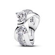 Sparkling Bow Crossover Ring Sparkling Bow Crossover Ring