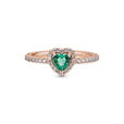 Sparkling Elevated Heart Ring Sparkling Elevated Heart Ring