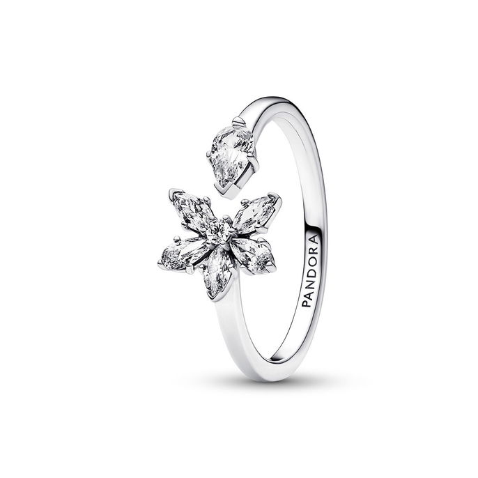 Sparkling Herbarium Cluster Open Ring Sparkling Herbarium Cluster Open Ring
