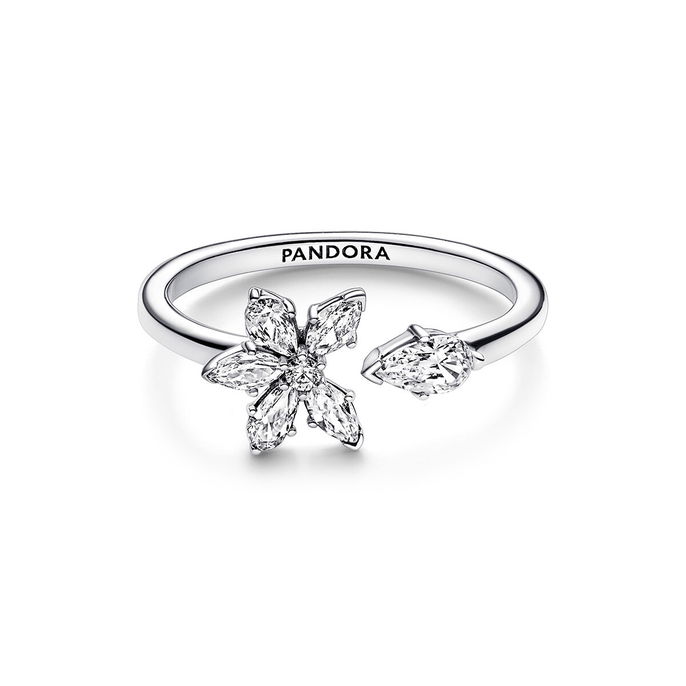 Sparkling Herbarium Cluster Open Ring Sparkling Herbarium Cluster Open Ring