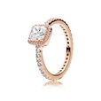 Timeless Elegance Ring, PANDORA Rose™ & Clear CZ Timeless Elegance Ring, PANDORA Rose™ & Clear CZ