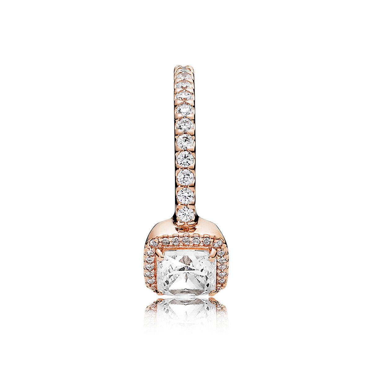 Timeless Elegance Ring, PANDORA Rose&trade; & Clear CZ