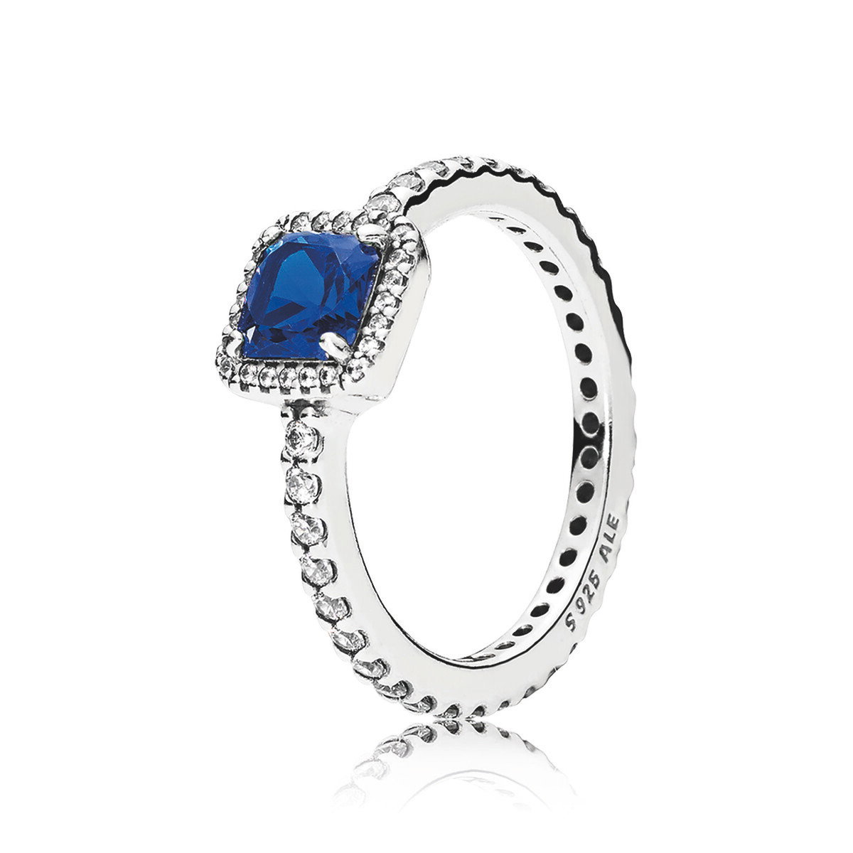 Timeless Elegance, True Blue Crystal & Clear CZ