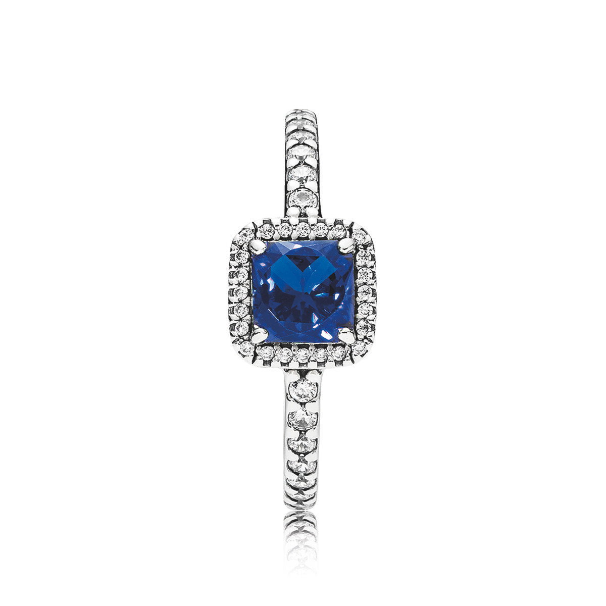 Timeless Elegance, True Blue Crystal & Clear CZ