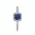 Timeless Elegance, True Blue Crystal & Clear CZ Timeless Elegance, True Blue Crystal & Clear CZ