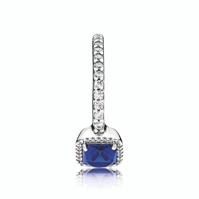 Timeless Elegance, True Blue Crystal & Clear CZ