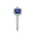 Timeless Elegance, True Blue Crystal & Clear CZ Timeless Elegance, True Blue Crystal & Clear CZ