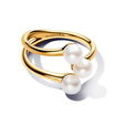 Treated Freshwater Cultured Pearl Open Ring Treated Freshwater Cultured Pearl Open Ring