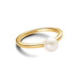 Treated Freshwater Cultured Pearl Ring Treated Freshwater Cultured Pearl Ring