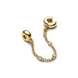 Triple Clear Stone Safety Chain Triple Clear Stone Safety Chain