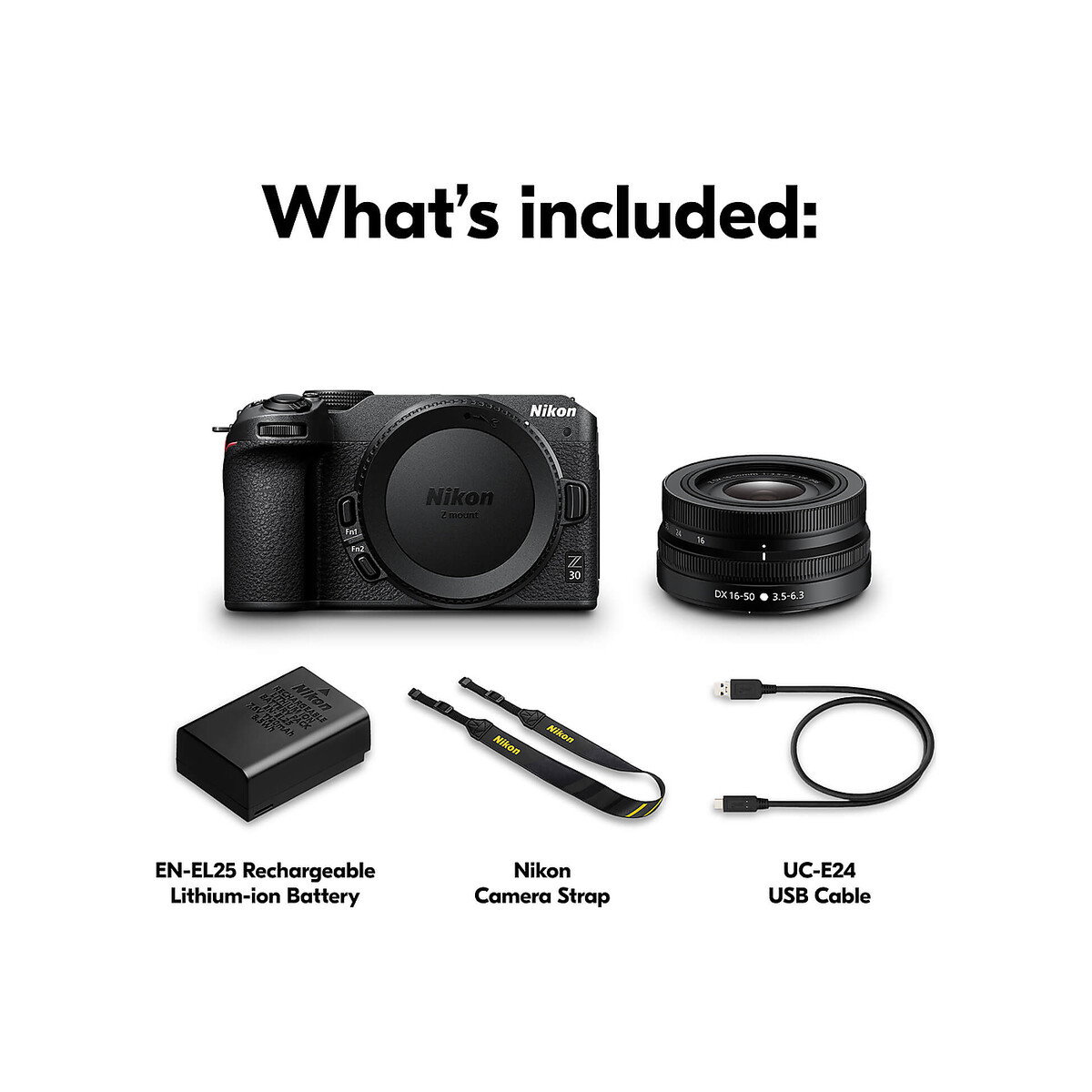 Nikon - Z30 Mirrorless Camera with 16-50mm Lens