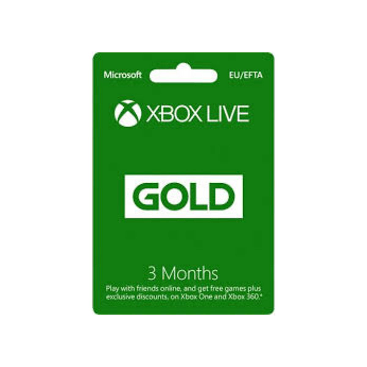 Xbox Live Gold, 3 Month Membership