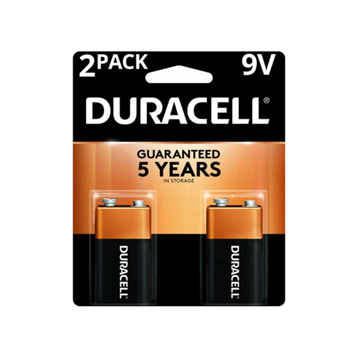 Duracell - 9 Volt Battery, 2 Pack
