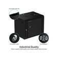 Sabrent - 9U IT Wall Mount Rack Enclosure 3 Compartments in 1, 19 Inch Server Cabinet, Black Sabrent - 9U IT Wall Mount Rack Enclosure 3 Compartments in 1, 19 Inch Server Cabinet, Black