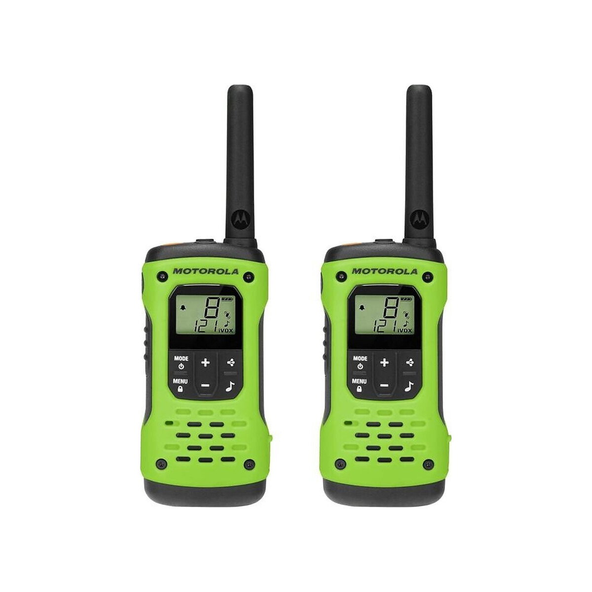 Motorola Solutions - T600 35 mi. Waterproof Two-Way Radio, 2-Pack - Green