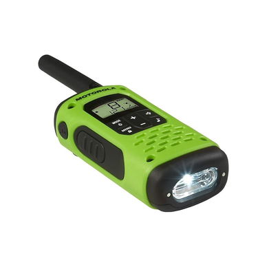 Motorola Solutions - T600 35 mi. Waterproof Two-Way Radio, 2-Pack - Green